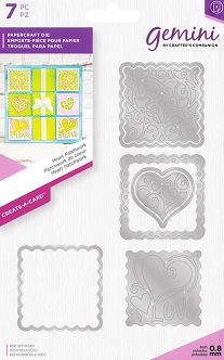Gemini - Heart Patchwork Die Set