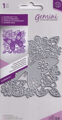 Gemini - Silhouette Butterfly Die