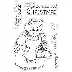 Gemini - Wobbling Mrs Claus Stamp & Die Set - Image 2