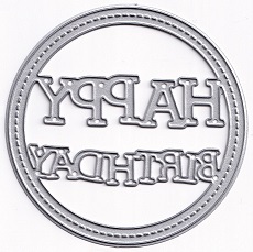Unbranded - Happy Birthday Round Cutting Die