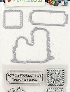 Helz Cuppleditch - Christmas Village Stamp & Die Set