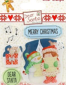 Helz Cuppleditch - Dear Santa Carol Singing Clear Stamps