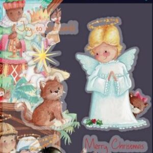 Craft Consortium - Nativity - Angels Clear Stamps