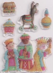 Craft Consortium - Nativity - Three Wise Men Clear Stamps - Image 2