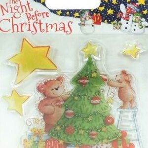 Helz Cuppleditch - The Night Before Christmas Clear Stamp - Tree
