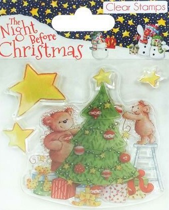 Helz Cuppleditch - The Night Before Christmas Clear Stamp - Tree
