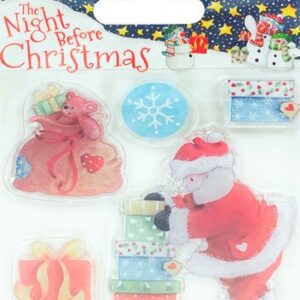 Helz Cuppleditch - The Night Before Christmas - Santa Clear Stamp