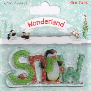 Helz Cuppleditch - Wonderland Snow Clear Stamp