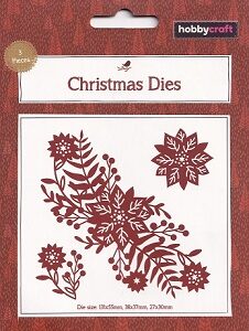 Hobbycraft - Christmas Dies - Flower Set (3pk)