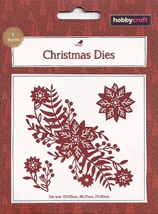 Hobbycraft - Christmas Dies - Flower Set (3pk)