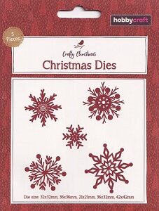 Hobbycraft - Christmas Dies - Snowflake Dies (5pk)