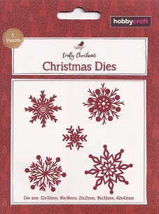 Hobbycraft - Christmas Dies - Snowflake Dies (5pk)