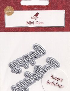 Hobbycraft - Happy Holidays Mini Dies