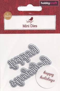 Hobbycraft - Happy Holidays Mini Dies