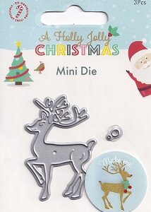 Hobbycraft - Holly Jolly Christmas - Reindeer Die Set