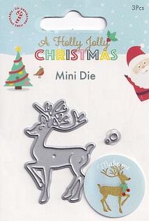 Hobbycraft - Holly Jolly Christmas - Reindeer Die Set