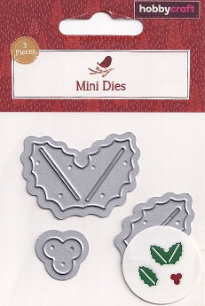 Hobbycraft - Holly Mini Dies