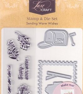 Hobbycraft - Luxe Craft Stamp & Die Set - Sending Warm Wishes
