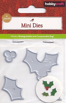 Hobbycraft - Mini Dies - Holly