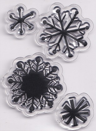 Hobbycraft - SnowFlakes Clear Stamps
