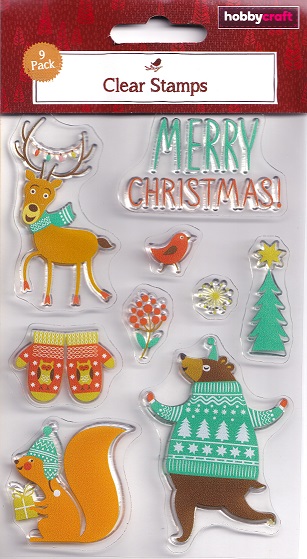 Hobbycraft - Woodland Animals Clear Stamp Set (9pk)