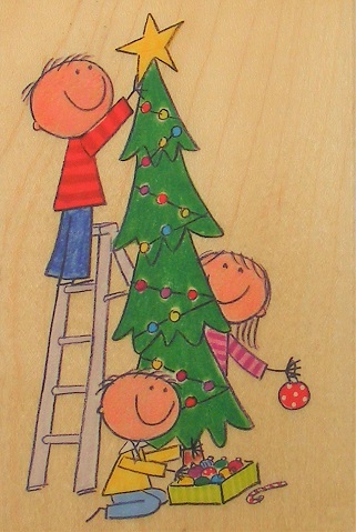 Inkadinkado - Me & My Big Ideas Wood Mounted Rubber Stamp