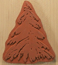 Judikins - Snowy Tree Rubber Stamp - Image 2