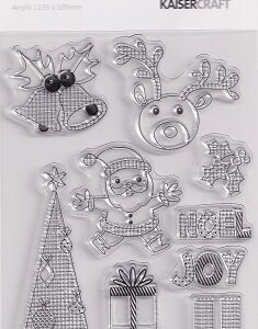 Kaiser Craft - Mint Twist Clear Stamps