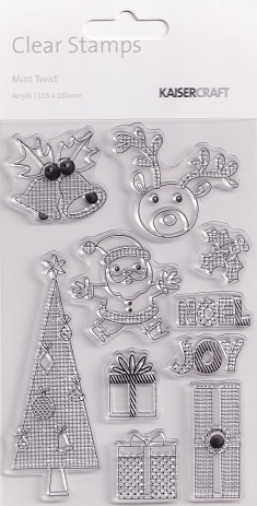 Kaiser Craft - Mint Twist Clear Stamps