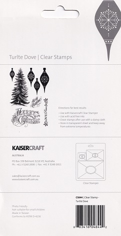 Kaiser Craft - Turtle Dove Clear Stamps - Image 2