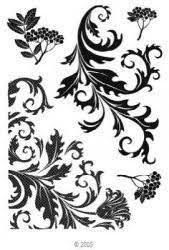 Kaisercraft - Twig & Berry Flourish Clear Acrylic Stamps - Image 2