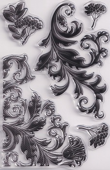 Kaisercraft - Twig & Berry Flourish Clear Acrylic Stamps - Image 4