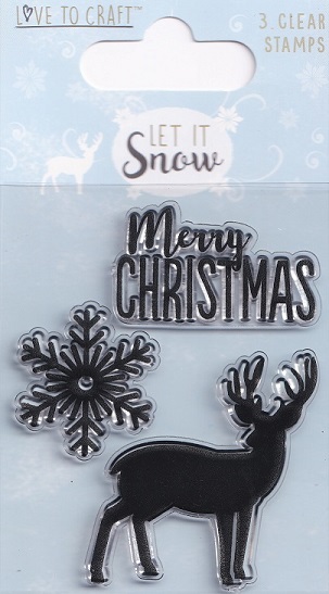 Love To Craft - Let It Snow Acrylic Stamps