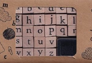 MC - Stamper Set (Alphabet Stamp Set)