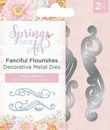 Crafters Companion -Natures Garden - Spring Is In The Air - Fanciful Flourishes Dies