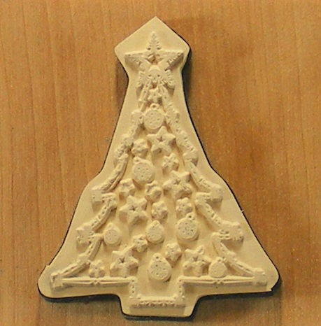 Papermania - Christmas Tree Rubber Stamp - Image 2