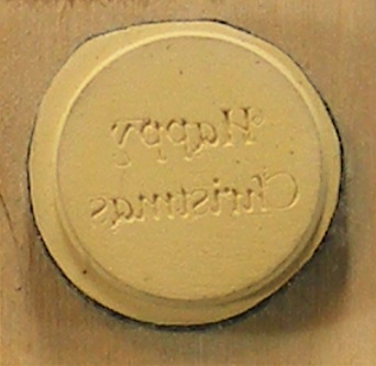 Papermania - Happy Christmas Rubber Stamp - Image 2
