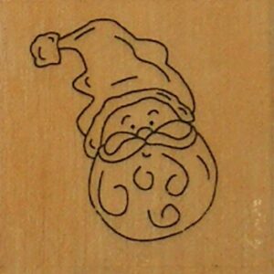 Papermania - Santa Head Rubber Stamp