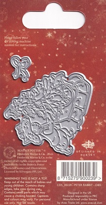 Peter Rabbit Embossing Dies - Benjamin Bunny With Sleigh - Image 2