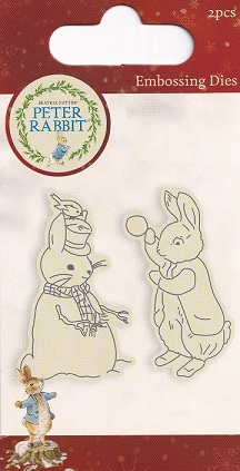 Peter Rabbit Embossing Dies - Peter & Snow Rabbit