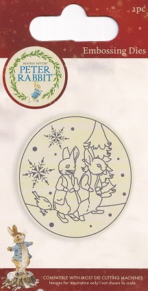 Peter Rabbit Embossing Dies - Snowglobe