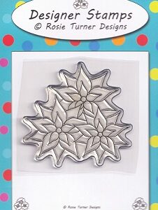 Rosie Turner - Poinsettia Trio Stamp