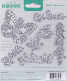 Sara Davies - Flutterby Collection - Simplistic Sentiments - Image 2