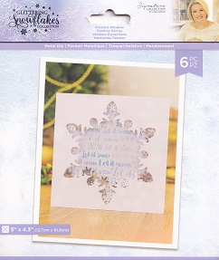 Sara Davies - Glittering Snowflake Collection - Frosted Window Die