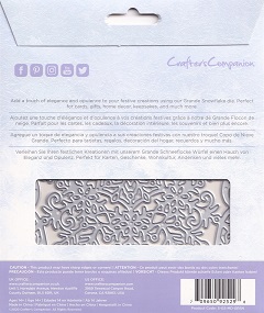 Sara Davies - Glittering Snowflake Collection - Grande Snowflake Die - Image 4