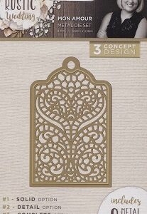 Sara Signature - Mon Amour - Rustic Wedding Tag Die