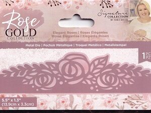 Sarah Davies  Rose Gold Collection - Elegant Roses Die