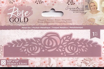 Sarah Davies Rose Gold Collection - Elegant Roses Die