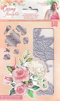 Sarah Davies Signature Collection - Caring Thoughts Floral Decoupage Set