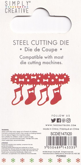 Simply Creative - Christmas Stockings Die - Image 2